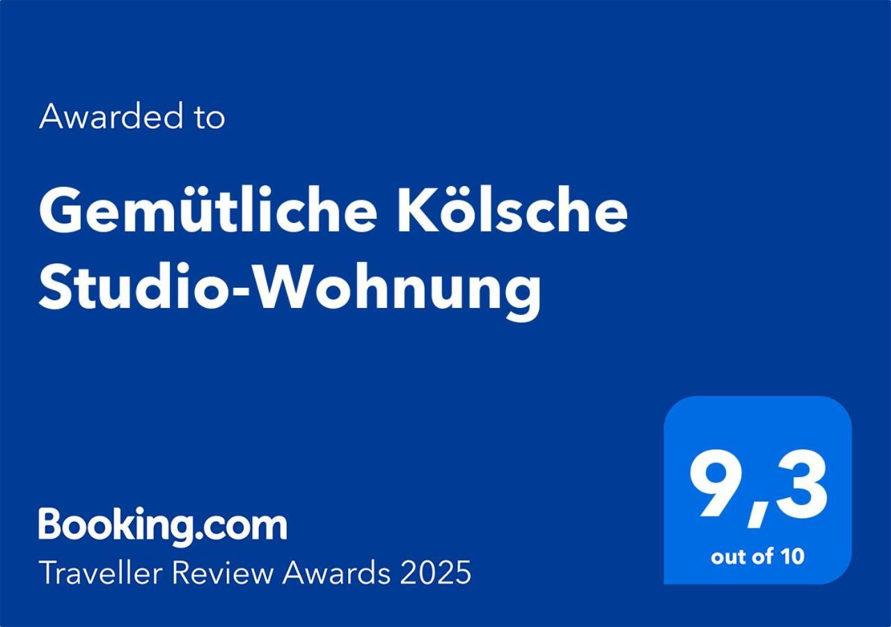 Gemuetliche Koelsche Studio-Wohnung Köln Exteriör bild